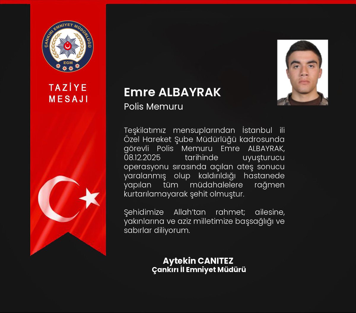 CankiriEmniyet's tweet photo. Milletimizin başı sağ olsun 🇹🇷 https://t.co/ESvoMy3OG8