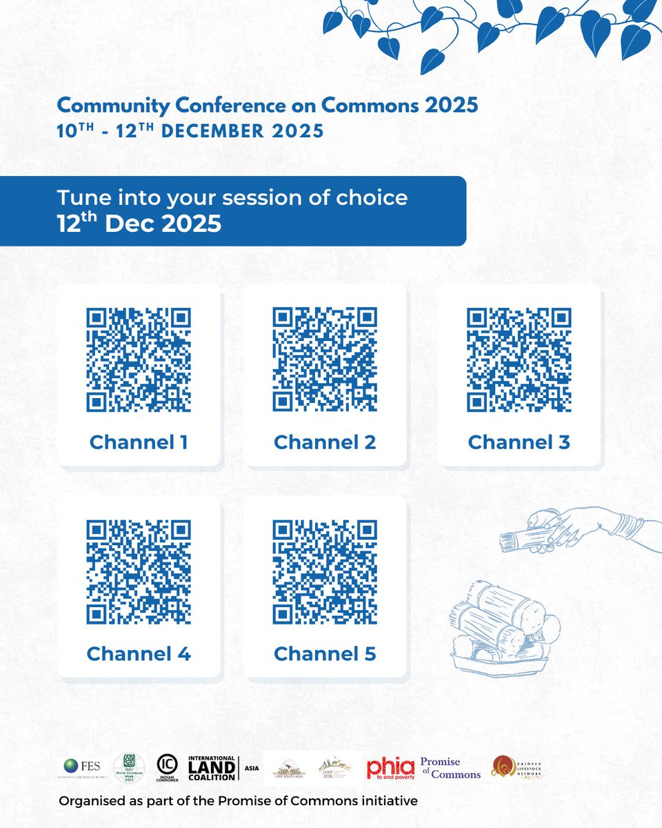 fesforcommons's tweet photo. Here is Day 3, the final day of the Community Conference on Commons 2025. The sessions centre the people and practices that keep Commons alive across generations.
#PromiseOfCommons #CommunityAction #CommoningCommons #StrongerTogether https://t.co/k2rW2AJ6kZ