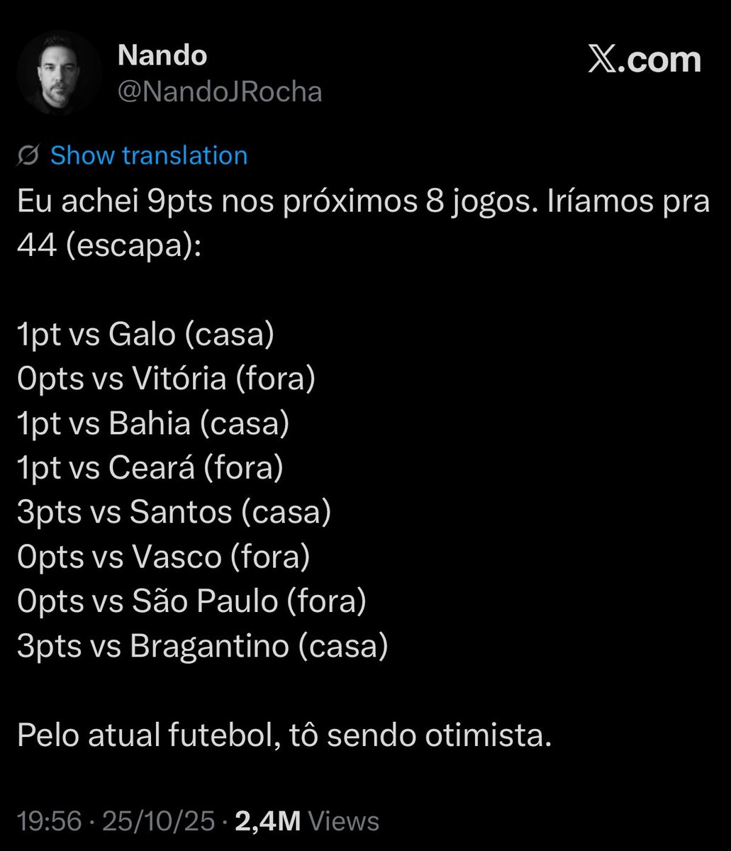 out of context bola nas costas™ tweet media