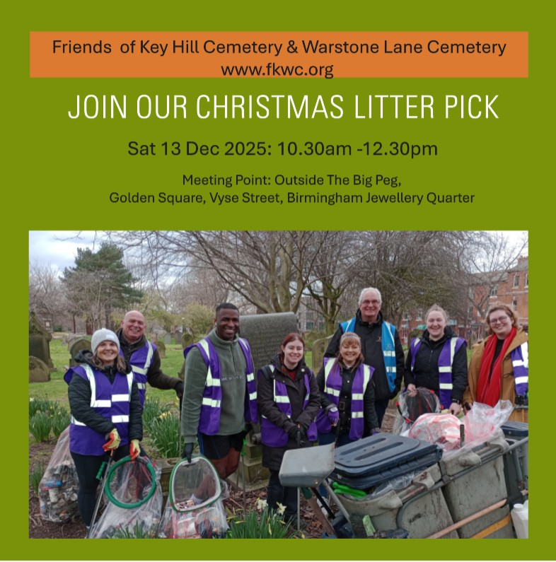 Friends of Key Hill & Warstone Lane Cemeteries tweet media