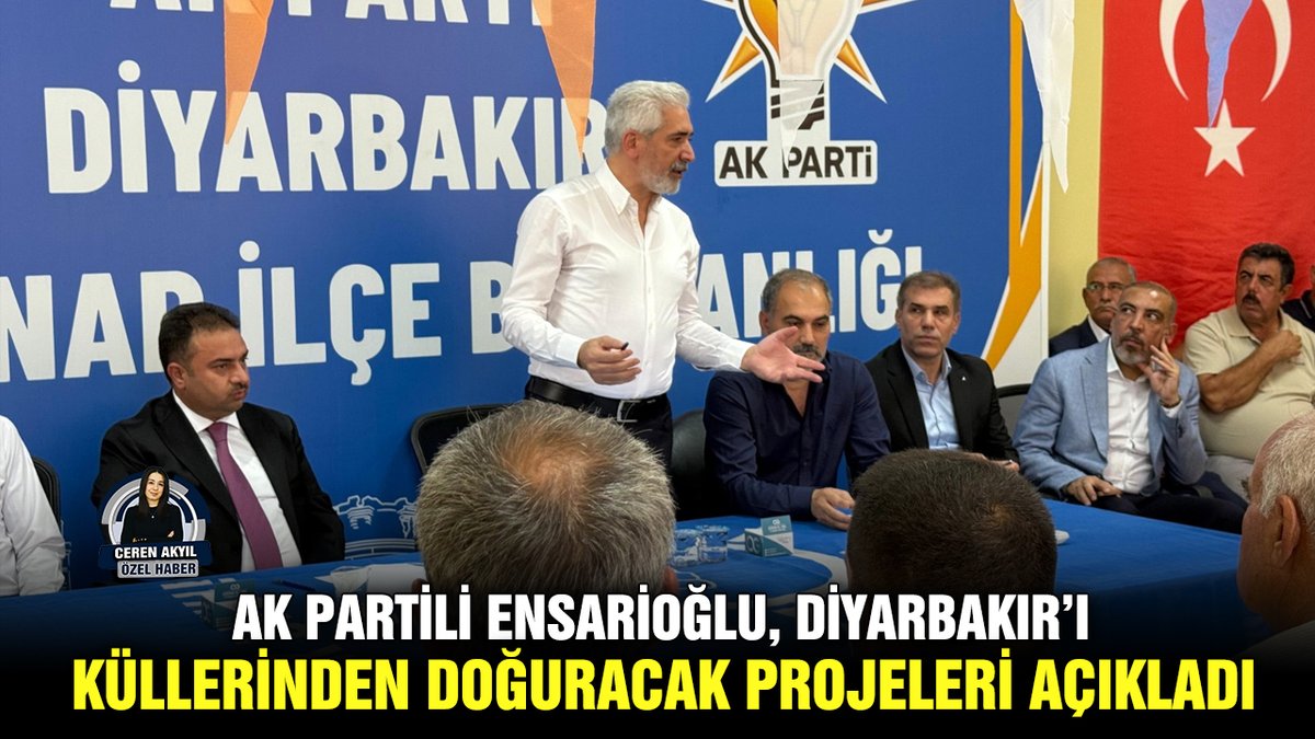 ekspreshaber_'s tweet photo. AK Partili Ensarioğlu, Diyarbakır’ı küllerinden doğuracak projeleri açıkladı https://t.co/Kb7gl6Ltpf https://t.co/WkfgxRTn9k