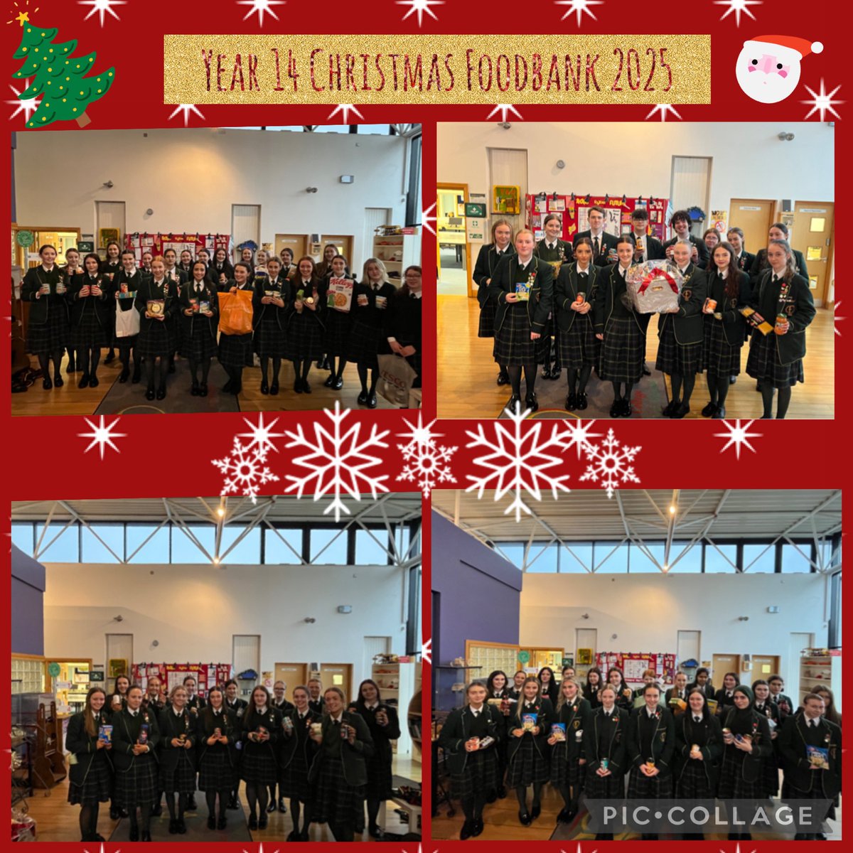 StCatsEthos's tweet photo. Year 14’s last  Christmas food bank here in St.Catherine’s 💕🎄 #greatrolemodels @stcatherines247 https://t.co/71o811RS9q