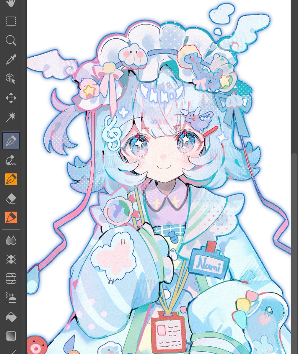 「#今年も残りわずかなので今年一番伸びた絵を貼る こちらのSkeb wip」|ビコのイラスト