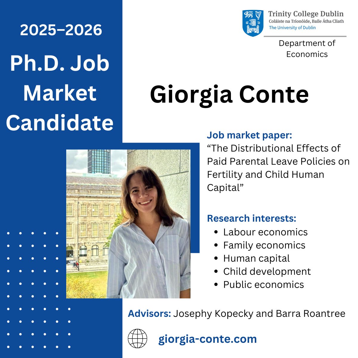 Department of Economics, Trinity College Dublin tweet media