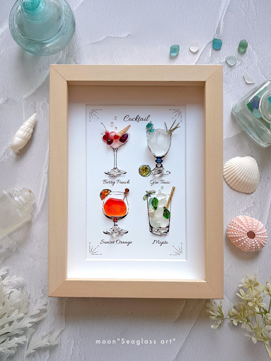 ＊夜桜ムーン＊シーグラスアート ムーン・シーグラスアート (@moon_seaglass) / Posts / X