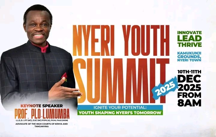 #NyeriYouthSummit2025 is set to bring together thought leaders from government, youth leadership, climate action, and more. A powerful space for shaping bold, youth-driven solutions on key issues like GBV, inclusion, and sustainable development. #YouthVoices #ClimateAction