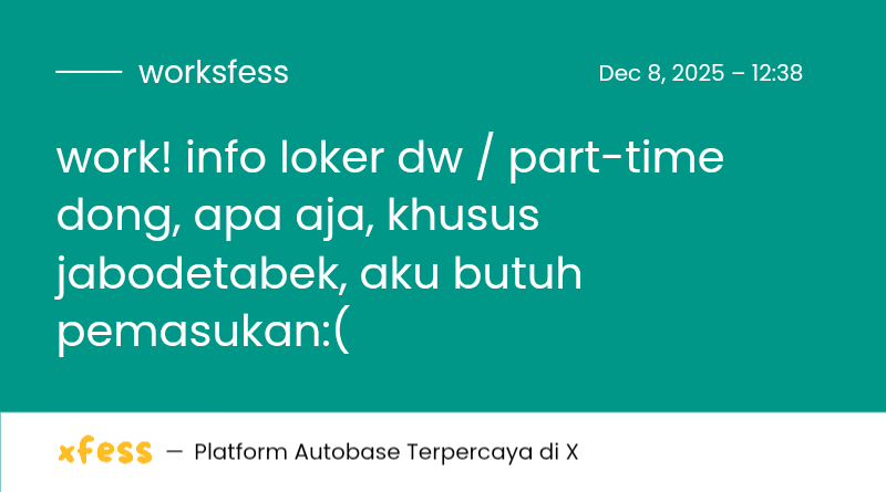 WORK tweet media
