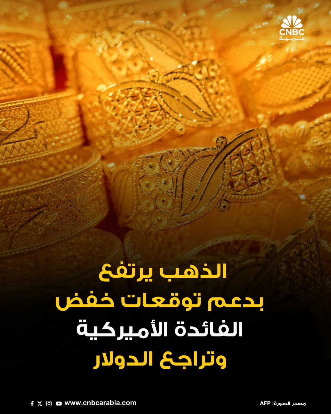 أسعار الذهب ترتفع خلال تعاملات اليوم الاثنين، مستفيدةً من تنامي التوقعات بقيام الفدرالي الأميركي بخفض معدلات الفائدة هذا الأسبوع، مما تسبب في زيادة الضغوط على الدولار: الذهب يرتفع في المعاملات الفورية بنسبة 0.4% ليسجّل 4215.38 دولار للأونصة. للمزيد 