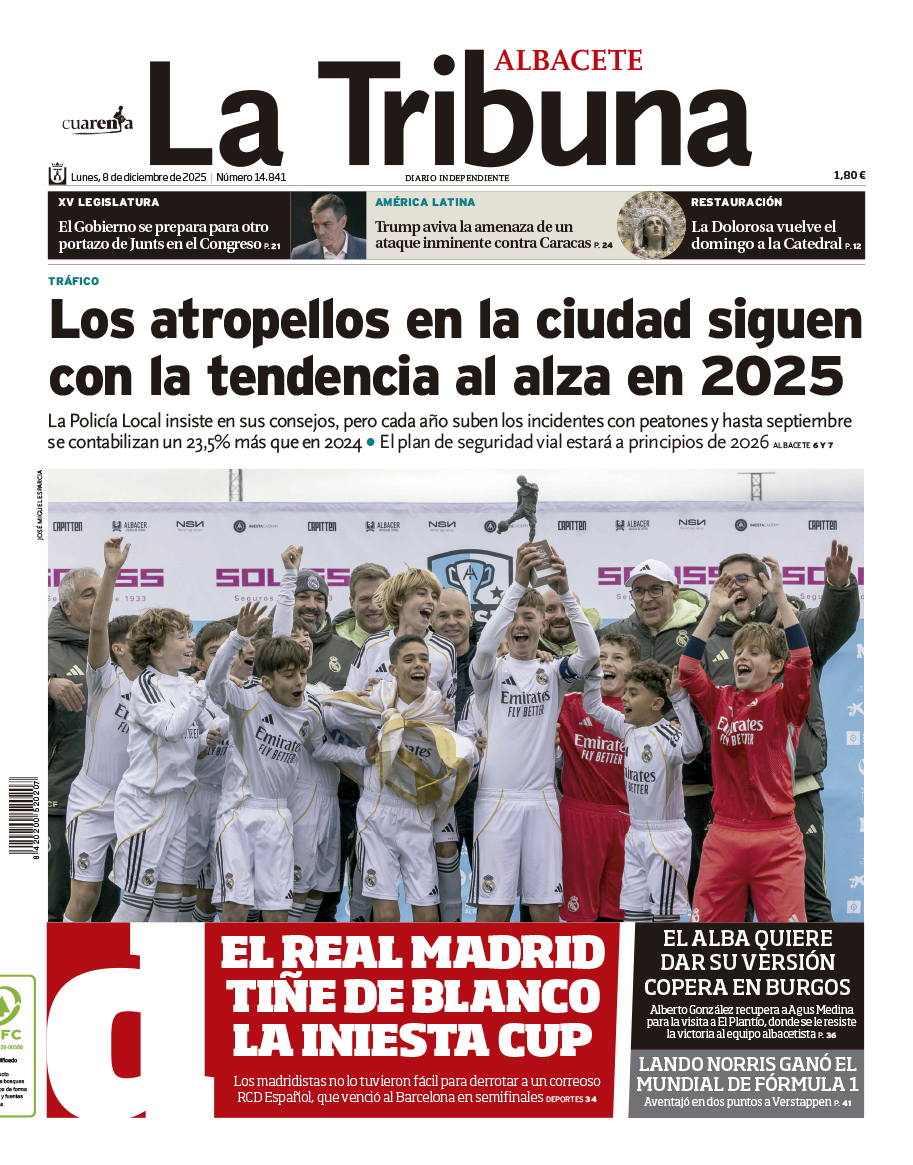 #Albacete
Buenos días, aquí tienen la portada de <a href="/TribunaAlbacete/">Tribuna de Albacete</a>