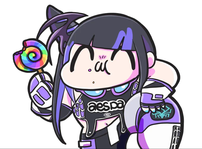 ジュリちゃん!! このコスチューム超カッコイイのでオラオラ系に仕上げてみました!!!! #スト6イラストコンテスト3