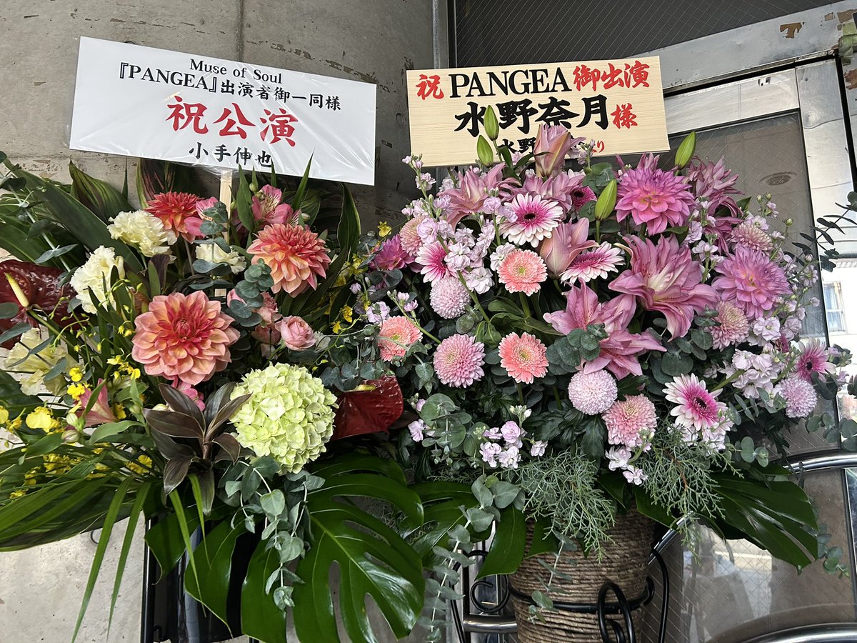 museofsoul1's tweet image. #PANGEA2025 ロビーには沢山のお花でとても華やか。ありがとうございます！
Soulの最終リハーサルに #小手伸也 さん @KOTEshinya  が来て下さりパワーを沢山いただきました！ありがとうございます♪
本日8日両チーム初日幕開け！

#PANGEA