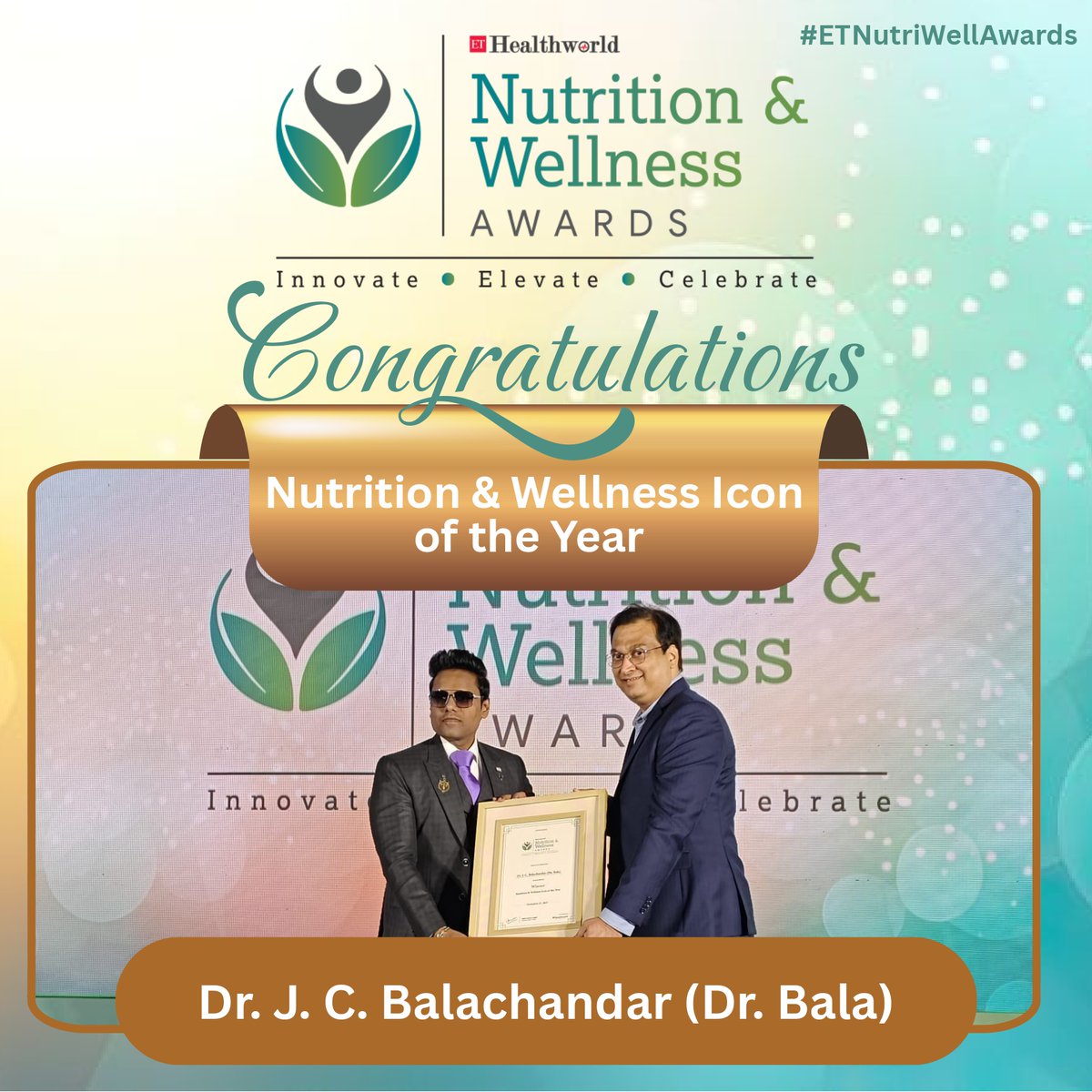 syedabbas_'s tweet photo. It was my honor to present the awards at the 2025 NutriWell Conclave &amp; Awards, recognizing outstanding leaders and initiatives that are shaping India’s journey toward better nutrition, wellness, and holistic health #igmpi #nutrition #cnds #NutriWell2025 #NutritionAwards #Health https://t.co/Kt3lYcrpKi