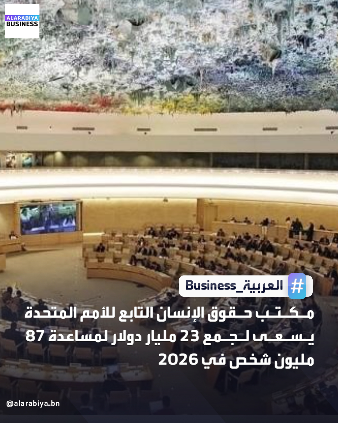 مكتب حقوق الإنسان التابع للأمم المتحدة يسعى لجمع 23 مليار دولار لمساعدة 87 مليون شخص في 2026 بحسب ما نقلته رويترز _Business 