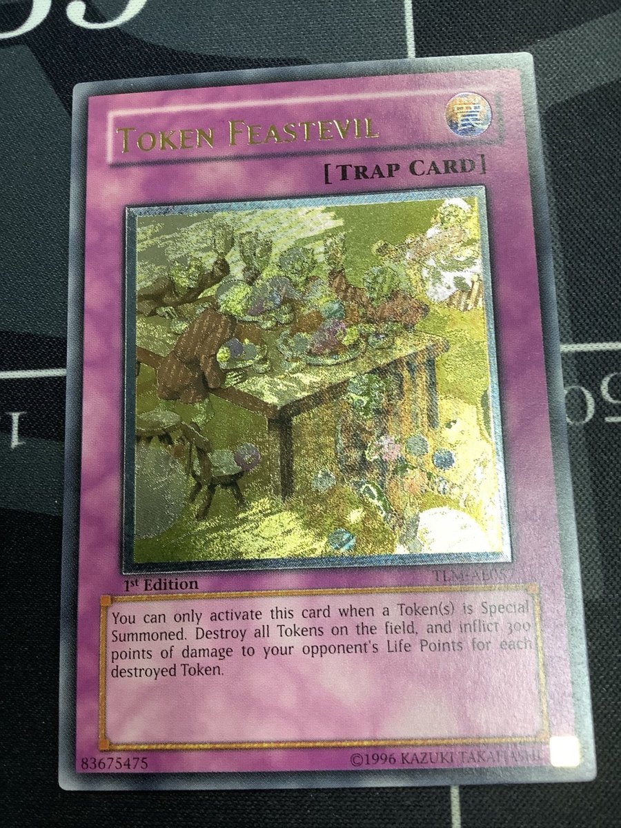 【値下げしました】旧アジア トークン収穫祭 TLM-AE057 レリーフPSA9 遊戯王 入荷情報】 TOKEN FEASTEVIL(トークン謝肉祭) レリーフレア 旧