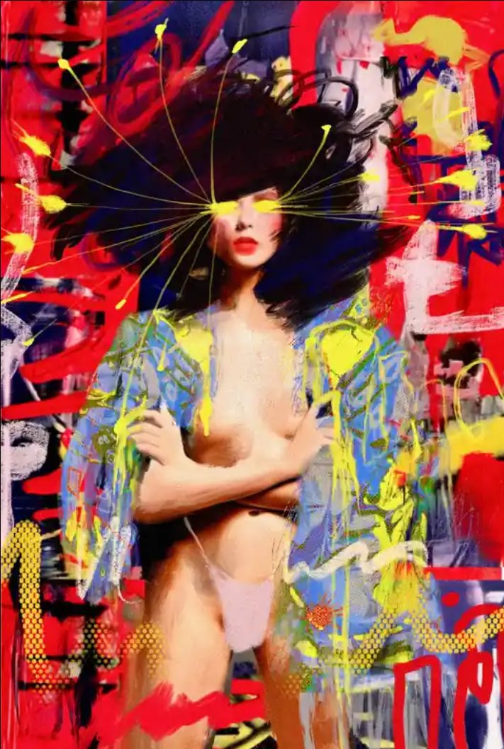 Another 1/1 ordinals sold 

EPOCH collected by anon for 0.0069 BTC - thank you so much and do reach out if you’d like ❤️

That leaves only 1 - and this one comes complete with a 50x50” oil painting 👁️

Details below: