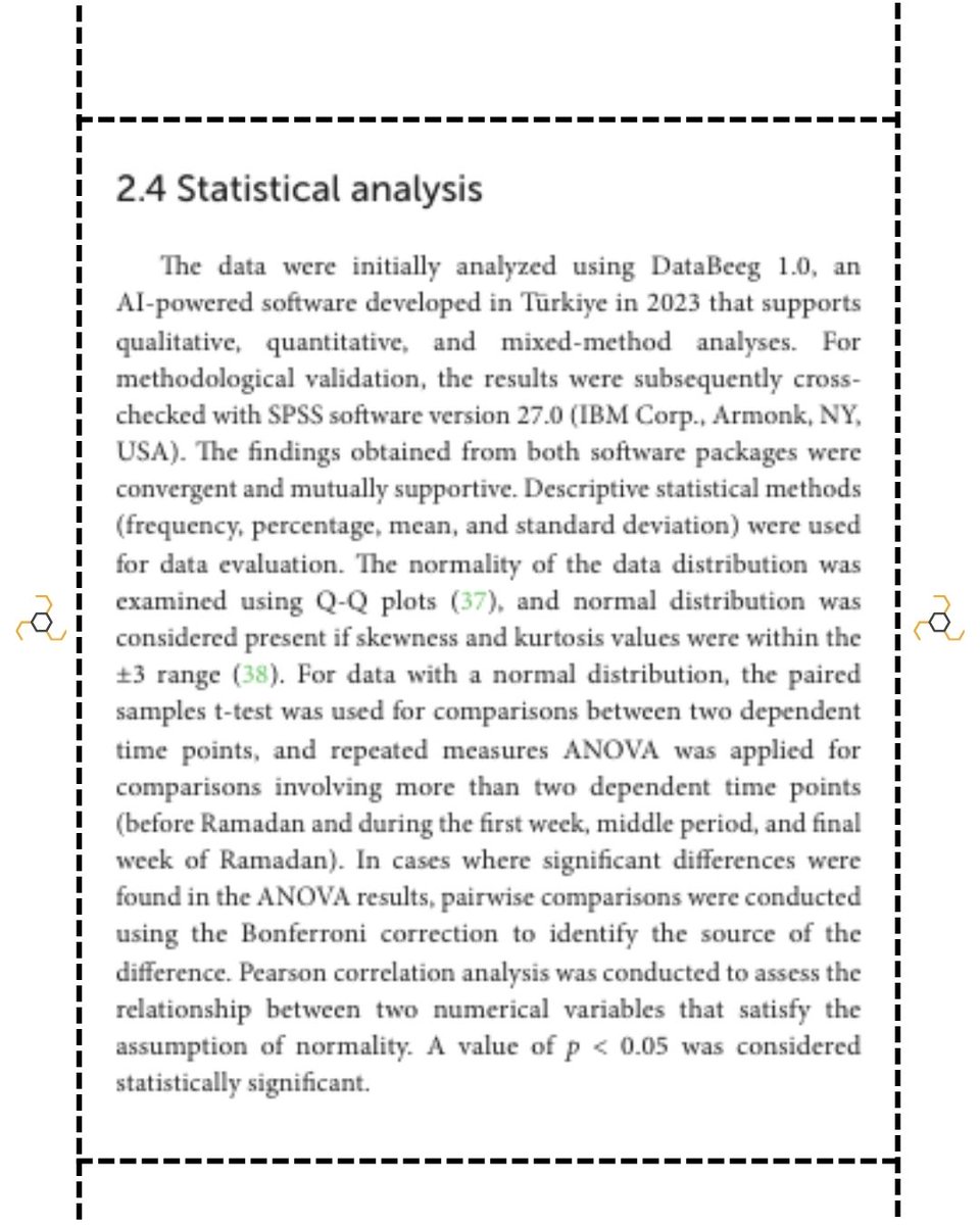 databeeg's tweet photo. 🚀 DataBeeg 1.0, Frontiers in Nutrition (Q1)’da yayımlanan yeni bir çalışmada istatistiksel analiz motoru olarak kullanıldı! Normallik testleri, t-test, ANOVA ve korelasyon analizleri DataBeeg ile yürütüldü.
👉 Akademik analizde yeni standart!
#İstatistik #YapayZeka #VeriAnalizi https://t.co/MIEQy7kmYH