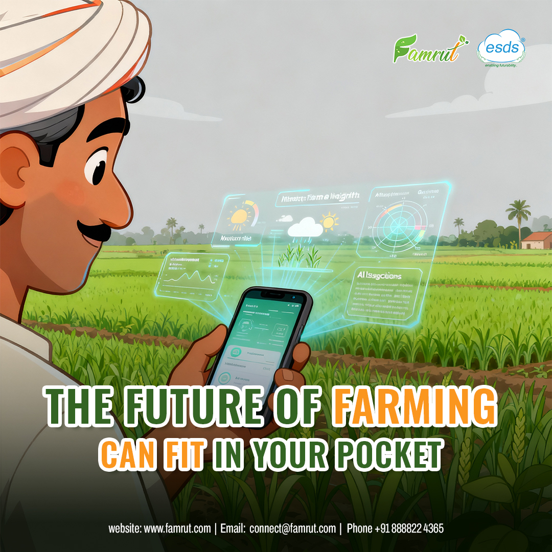 FamrutApp's tweet photo. Your farm’s future is now just a tap away. 🌾📱
Real-time insights. Smart alerts. Better decisions with Famrut.
.
.
.
#Famrut #SmartFarming #DigitalFarming #FutureOfFarming #SmartAgriculture #DataDrivenFarming #FarmingApp https://t.co/lEEPgFHf4n