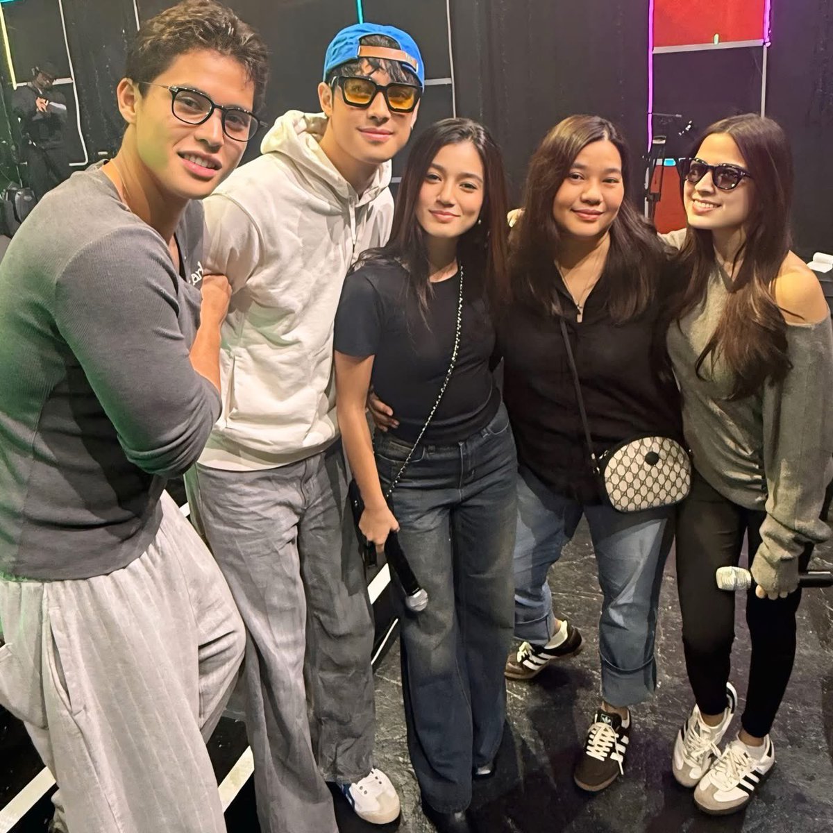 IG • <a href="/donnypangilinan/">Donny</a> &amp; <a href="/bellemariano02/">Belle Mariano</a>  with Kyle and Alexa spotted on jasminip post ✨

"Rehearsal day for Love, Joy, Hope  The ABSCBN Christmas Special 2025 ❤️💚💙"

#DonBelle