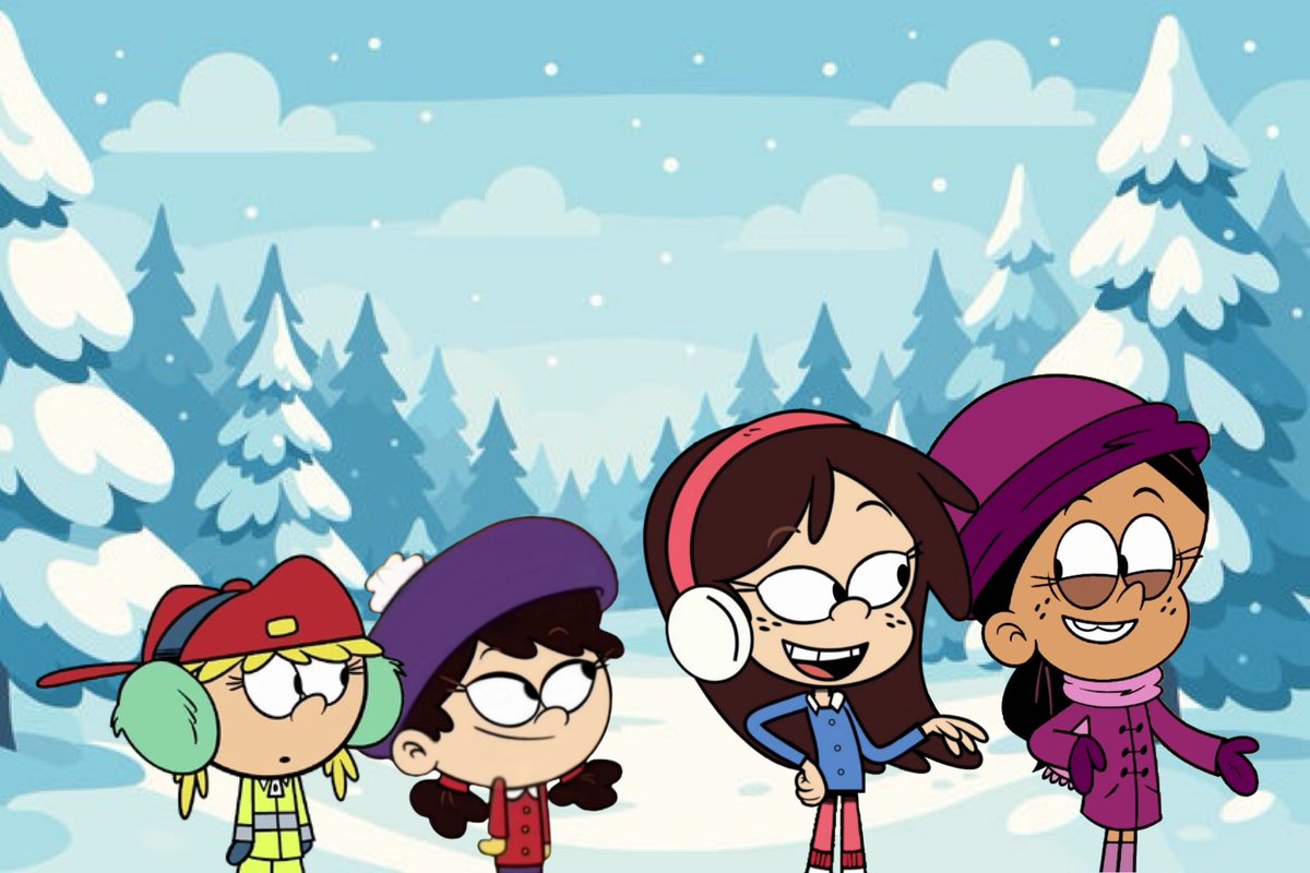 ☃️(Sidonnie and Adelana)
Ronnie Anne, Sid, Adelaide and Lana went together in the winter forest.
 #TheCasagrandes #TheLoudHouse 
#RonnieAnneSantiago #SidChang 
#AdelaideChang #LanaLoud 
#Sidonnie #Adelana
