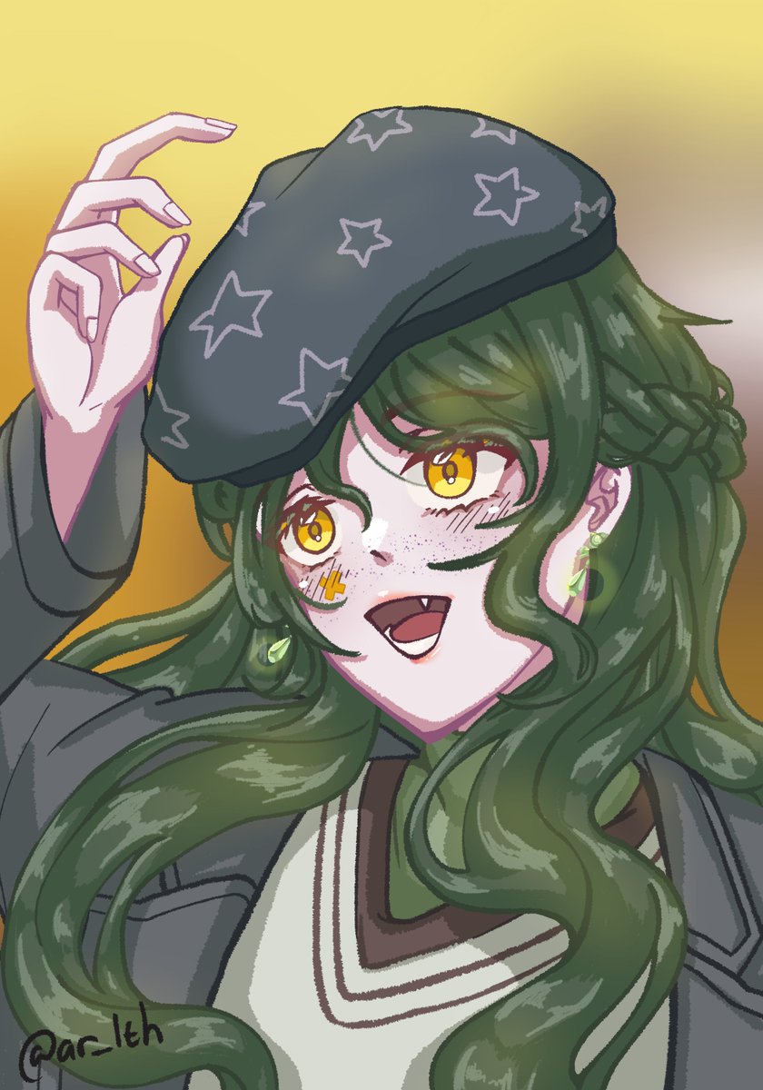 ar_lth's tweet image. I apologize for late post-
There you go, art raffle results! Hope you like it &amp;lt;3
@.d_hoseki @.12sol5