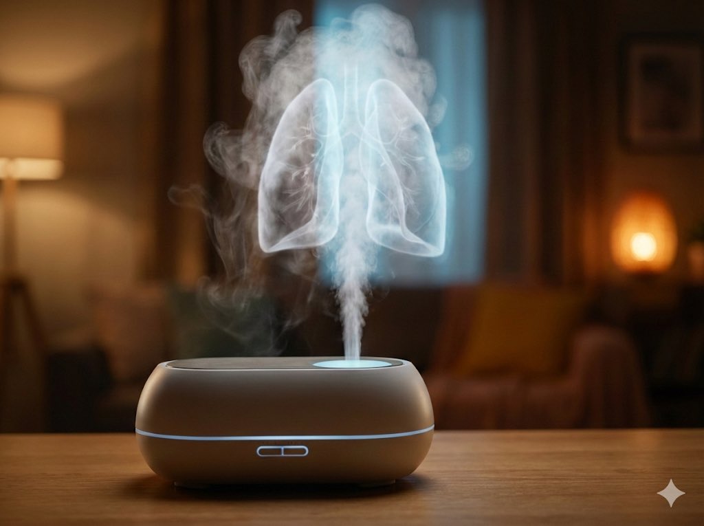 أجهزة الرذاذ العطري في منزلك ليست دليلا على الرقي بل هي تلوث كيميائي مركز 

تدفع ثمنه رئتاك.
ما رأيك في هذه الهبة الضارة؟

حين تشغل جهاز الرذاذ العطري لتغمر منزلك برائحة اللافندر او الفنادق الفاخرة ظنا منك انك تخلق بيئة صحية للاسترخاء، 

انت عمليا تحول هواء غرفتك الى خليط سام من