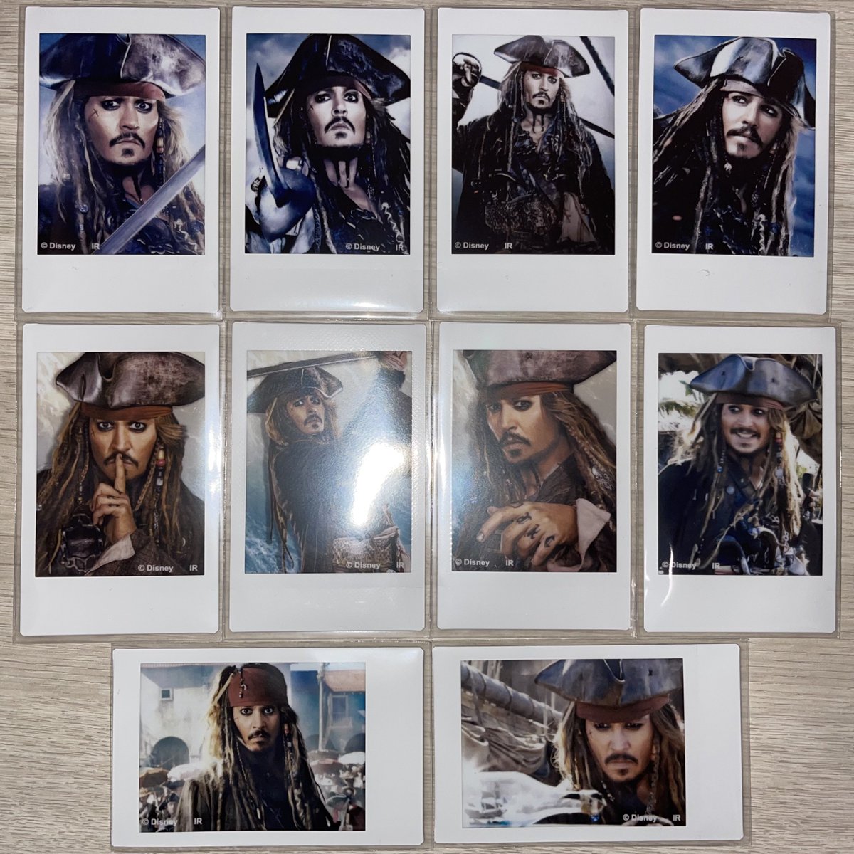 パイレーツ・オブ・カリビアン フォトカードコレクション無事全て揃い