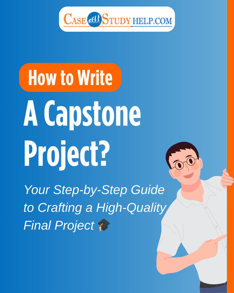 casestudyhelp's tweet image. Working on your Capstone Project?

Look at the step-by-step guide to help you choose the right topic, organize your research, and create a professional final submission.

tinyurl.com/yz3adj57

#capstoneproject #academicwriting #studentguide #researchproject #casestudyhelp