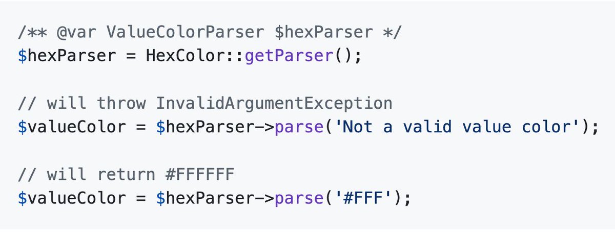 非常实用的 PHP 库！
 https://t.co/BulG4pj5qK

 tomloprod/colority 允许您：
 - 转换和验证颜色
- 获取最佳对比度颜色（使用 WCAG 2.0 标准的对比度）
从图像中提取颜色
以及更多