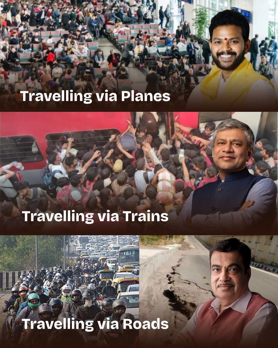 Rail-Air-Road, any way will lead you to chaos 🧐🧐