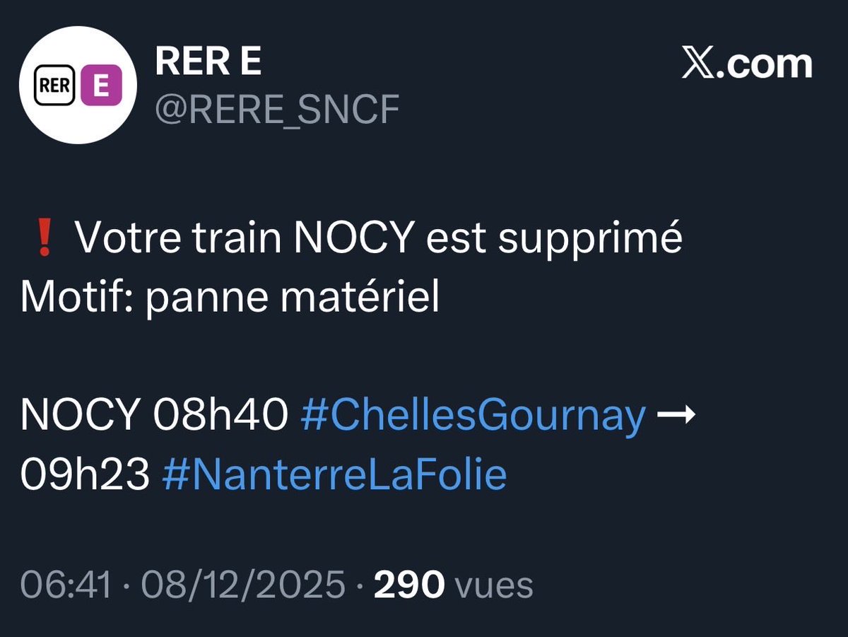 STOP GALÈRE : Transports IDF tweet media