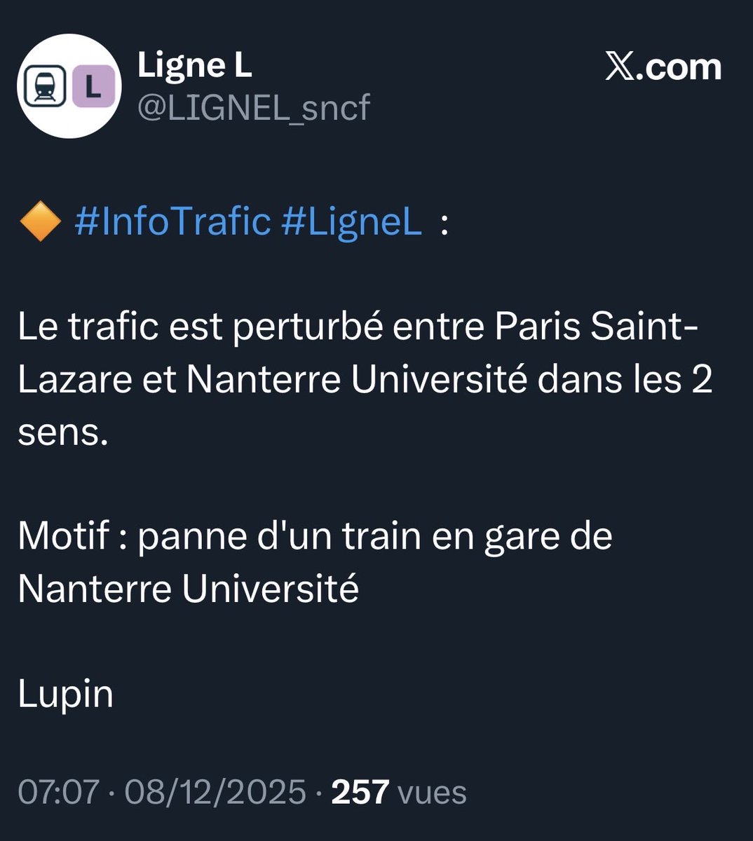 STOP GALÈRE : Transports IDF tweet media