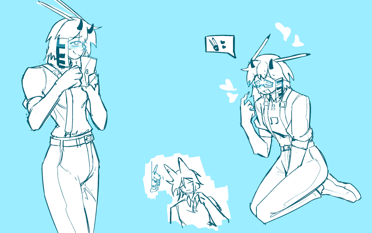 a bit off a cheeky doodle for today