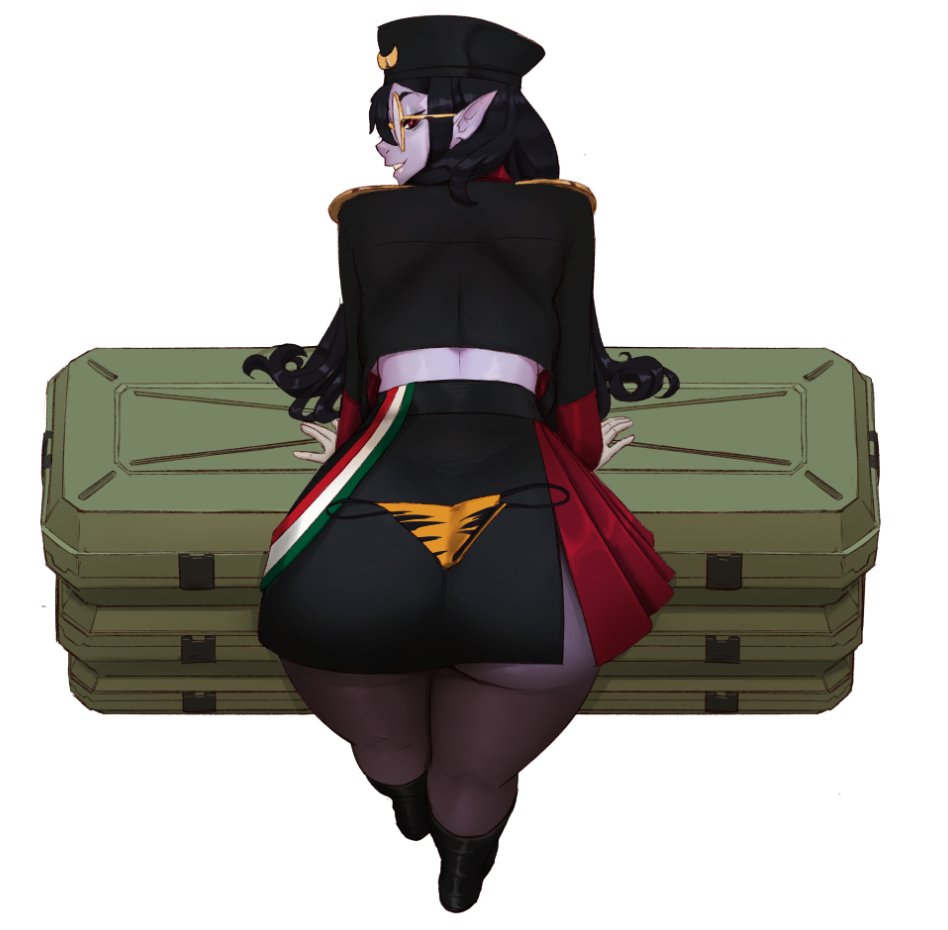 I said watch my six, not stare at it.
…But I guess I’ll allow it.

Thanks a ton to the absolutely AMAZING and BEAUTIFUL <a href="/LorileisLexicon/">Lorilei's Lexicon | Librarian Creature</a> for this pic!! LOVE IT!!!