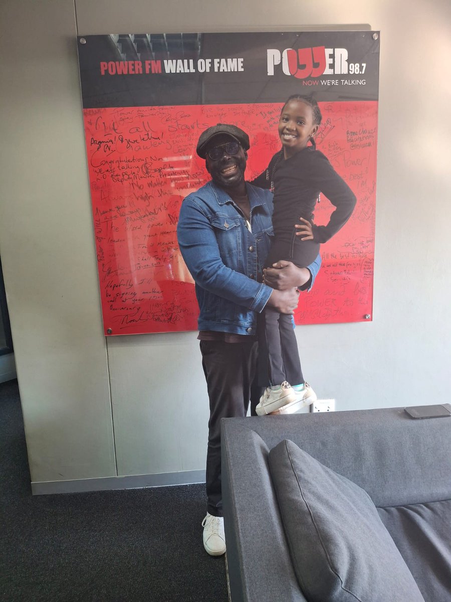 🔊 #POWERBreakfast 🔴

With <a href="/ThabisoTema/">Thabiso TT Tema</a> and team in <a href="/LeboPhokela/">Lebohang Phokela</a> <a href="/_NyakalloT/">Nyakallo Tefu</a> of <a href="/Powerfm987/">POWER 98.7</a>.

I've been requested to share with you that #POWERKid Zenazi won "The 2025 Best Reader Award" in her class. She says "Thank you #POWER for the reading challenge, it helped me to sharpen