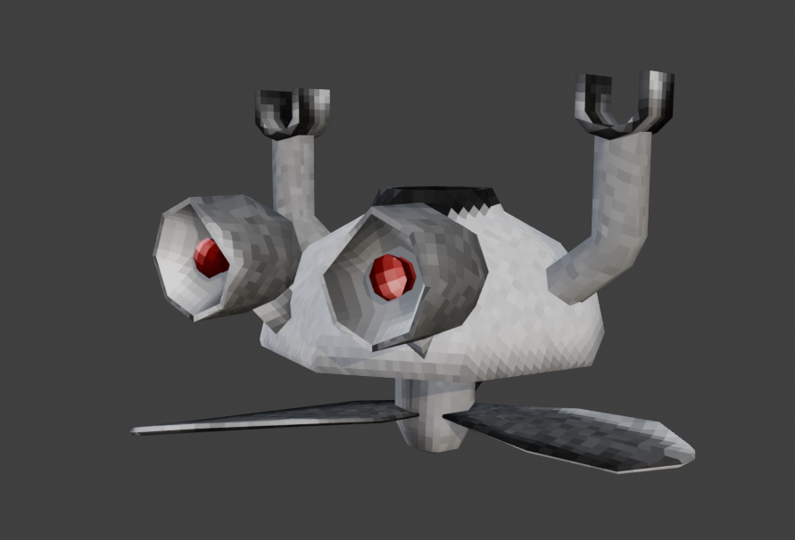 WobbleBlocks's tweet photo. Started work on a new game that mixes ideas from things like Borderlands and Helldivers, with some custom gun building. Here is one of the enemies ready to go, just an little angry bowl.

#indiedev #Blender #indiegame https://t.co/BreHP1IhVk