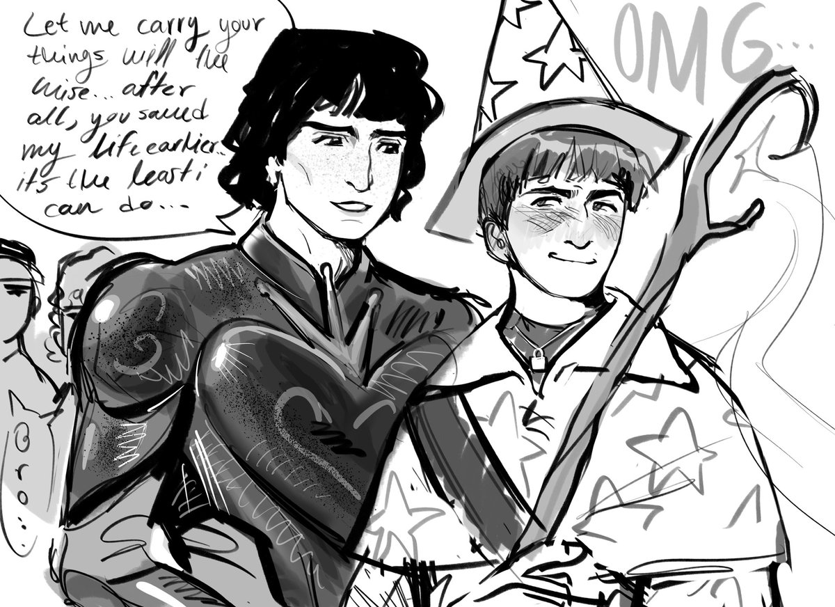 No shit they are doing a new party together, no one can stand their D&amp;D role play flirting #gay #byler