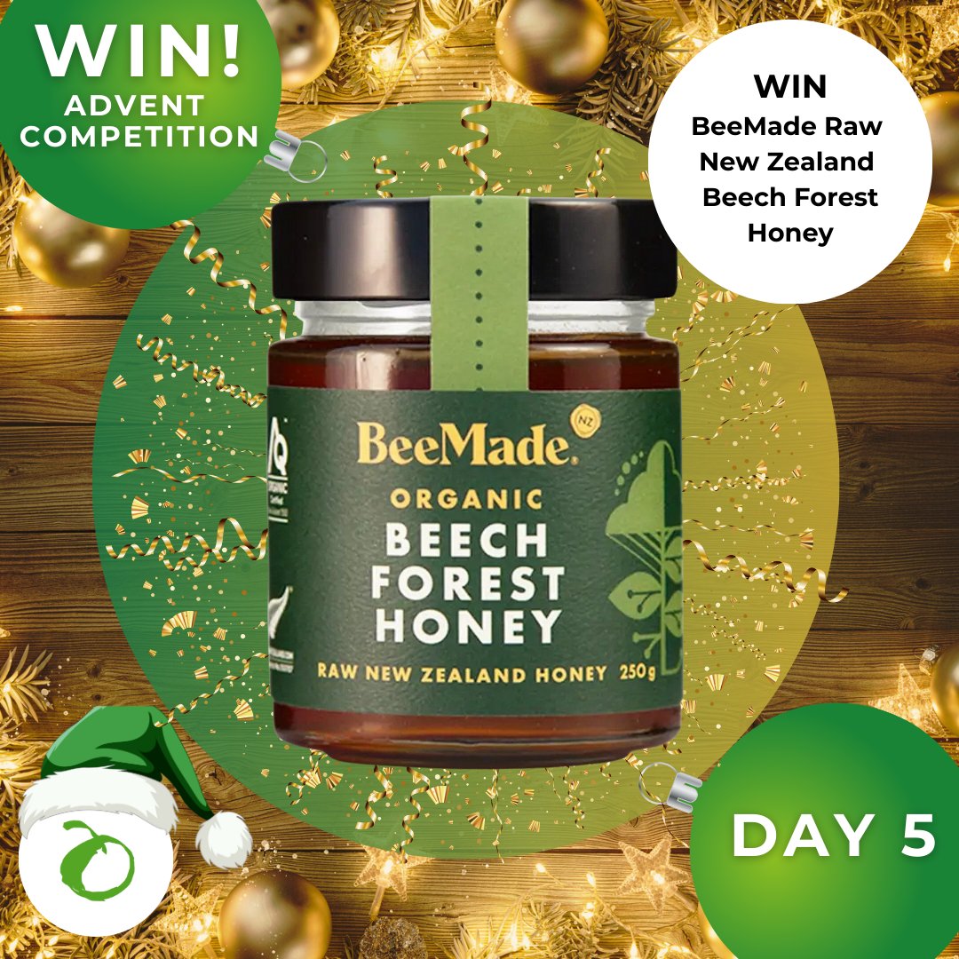 🎄 Real Foods Advent Calendar🎄
Day 5 - you could #WIN this sumptuously rich organic honey from BeeMade. Simply follow us &amp; RT to #enter. #Competition closes 11:59pm tonight 8/12/25. UK Only. Good Luck!