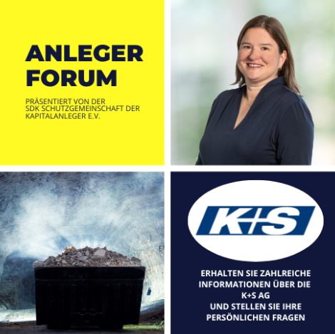 ⛏️ K+S im SdK-Anlegerforum – jetzt anmelden! 👇

Am Dienstag, 09.12.2025 um 18:30 Uhr, stellt sich K+S in unserem 60-minütigen Online-Format vor – inklusive Präsentation und offener Q&amp;A-Runde 💪

🔗 Kostenfreie Anmeldung: join.next.edudip.com/de/webinar/sdk…