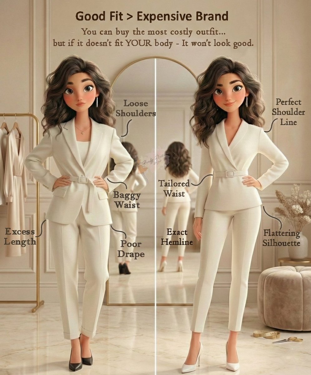 BodyDesignStyle's tweet photo. Comment ‘OUCH’ if this attacked you personally 😂

#tailoredfit #fashioncreator #styleforwomen #fashionpsychology #eleganceindetails https://t.co/uDQ5VP8Adc
