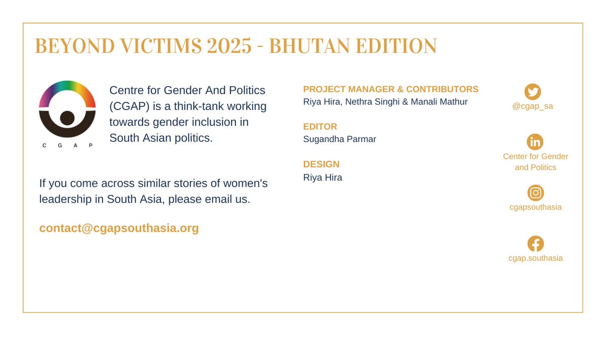 Centre for Gender And Politics (CGAP) tweet media
