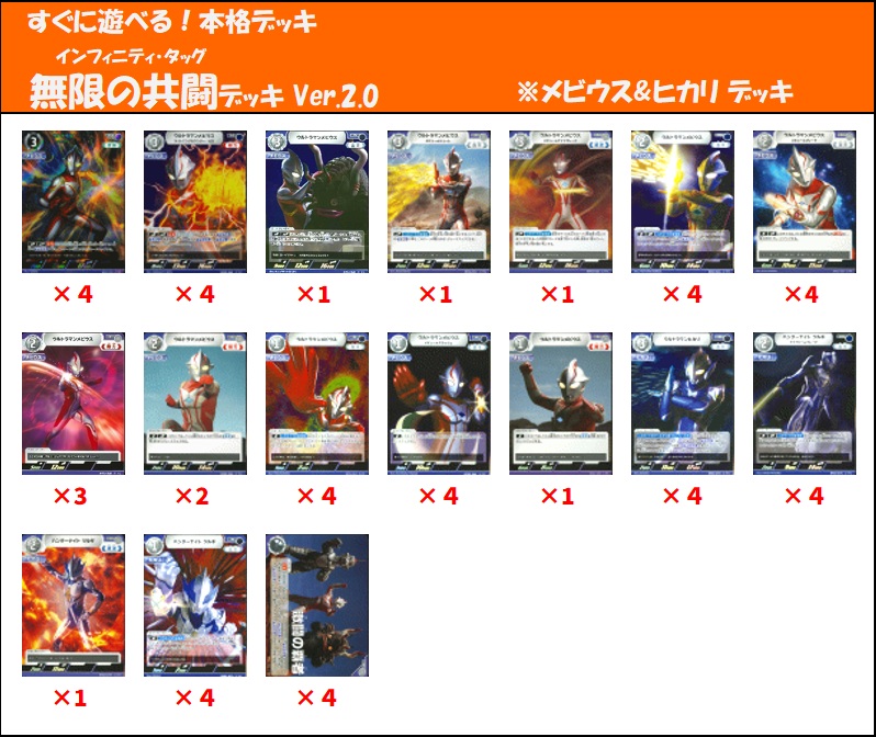 無限の共闘(インフィニティ・タッグ)デッキ -Ver.2.0- （メビウス