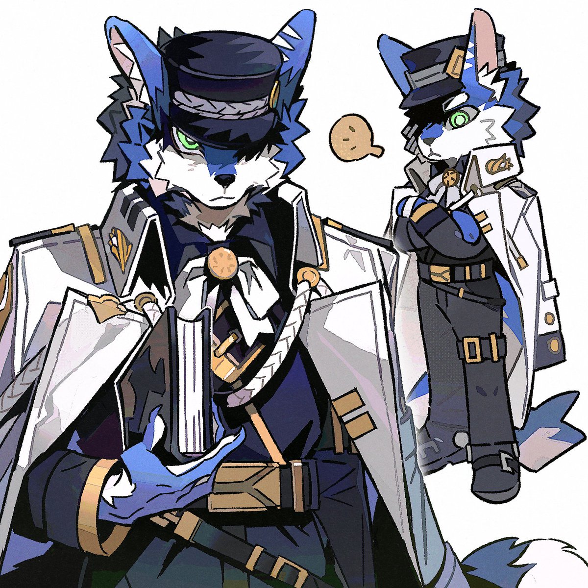 超凶！...吗

画师是糖水粟米浓汤老师！