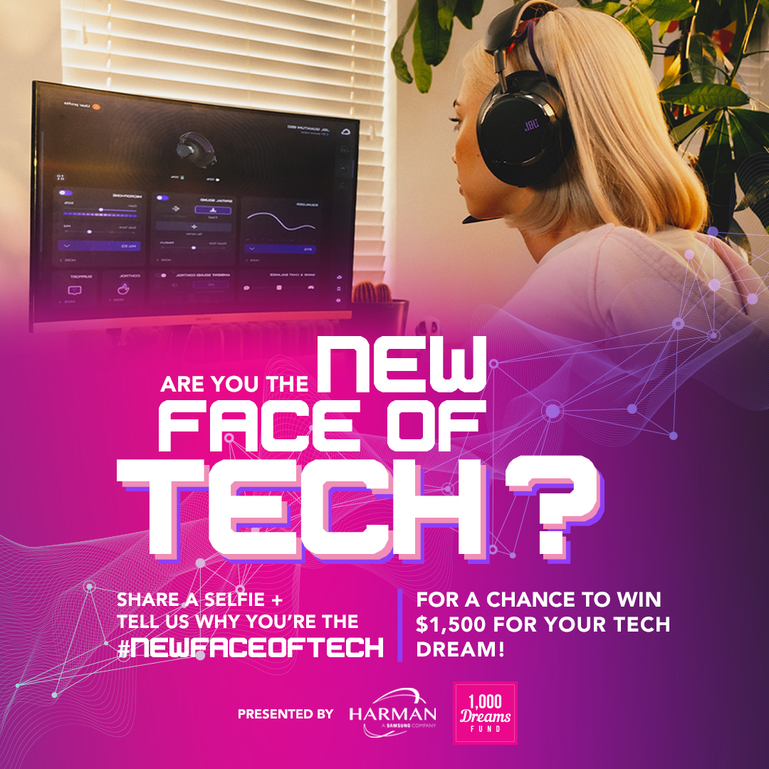 Only 4 days left to apply for our HUGE scholarship OPP for women in the U.S. and abroad focused on tech &amp; STEAM! 🚀

This is your chance to receive $1,500 for YOUR dreams in tech through our #NewFaceOfTech Scholarship Program (Powered By <a href="/Harman/">HARMAN</a>)! Submit your entry TODAY!