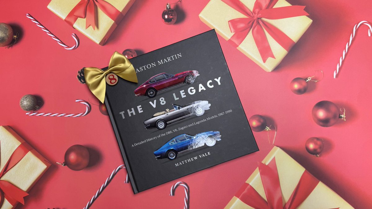 🎄 BIG Advent Giveaway! 🎁 Win an amazing book that dives into the legacy of the iconic Aston Martin V8! Don’t miss your chance to own this treasure!  To enter: 👉 Follow us &amp; Repost! T&amp;Cs: bit.ly/4onsMZt

 #AdventGiveaway #AstonMartin #BookGiveaway