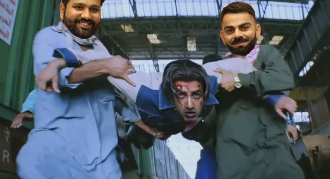 RO-KO 😅 <a href="/ImRo45/">Rohit Sharma</a> <a href="/imVkohli/">Virat Kohli</a> <a href="/msdhoni/">Mahendra Singh Dhoni</a> <a href="/ImRaina/">Suresh Raina🇮🇳</a> <a href="/RishabhPant17/">Rishabh Pant</a>