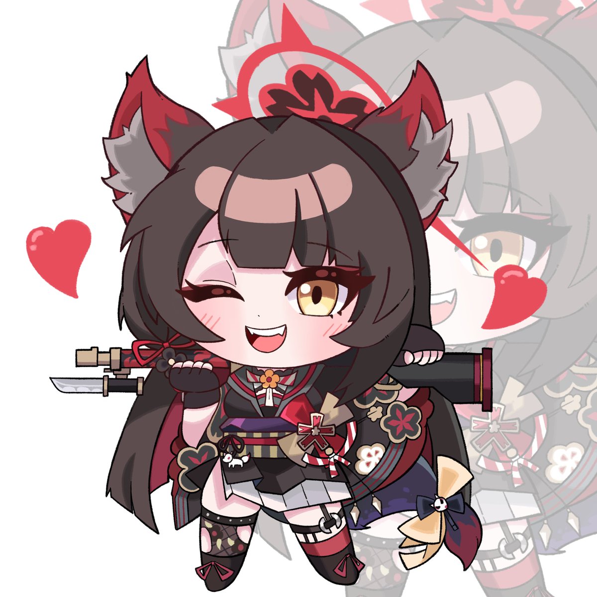 🦊❤️💕 #ブルアカ #BlueArchive #狐坂ワカモ 🦊❤️💕 #ブルアカ #BlueArchive #狐坂ワカモ