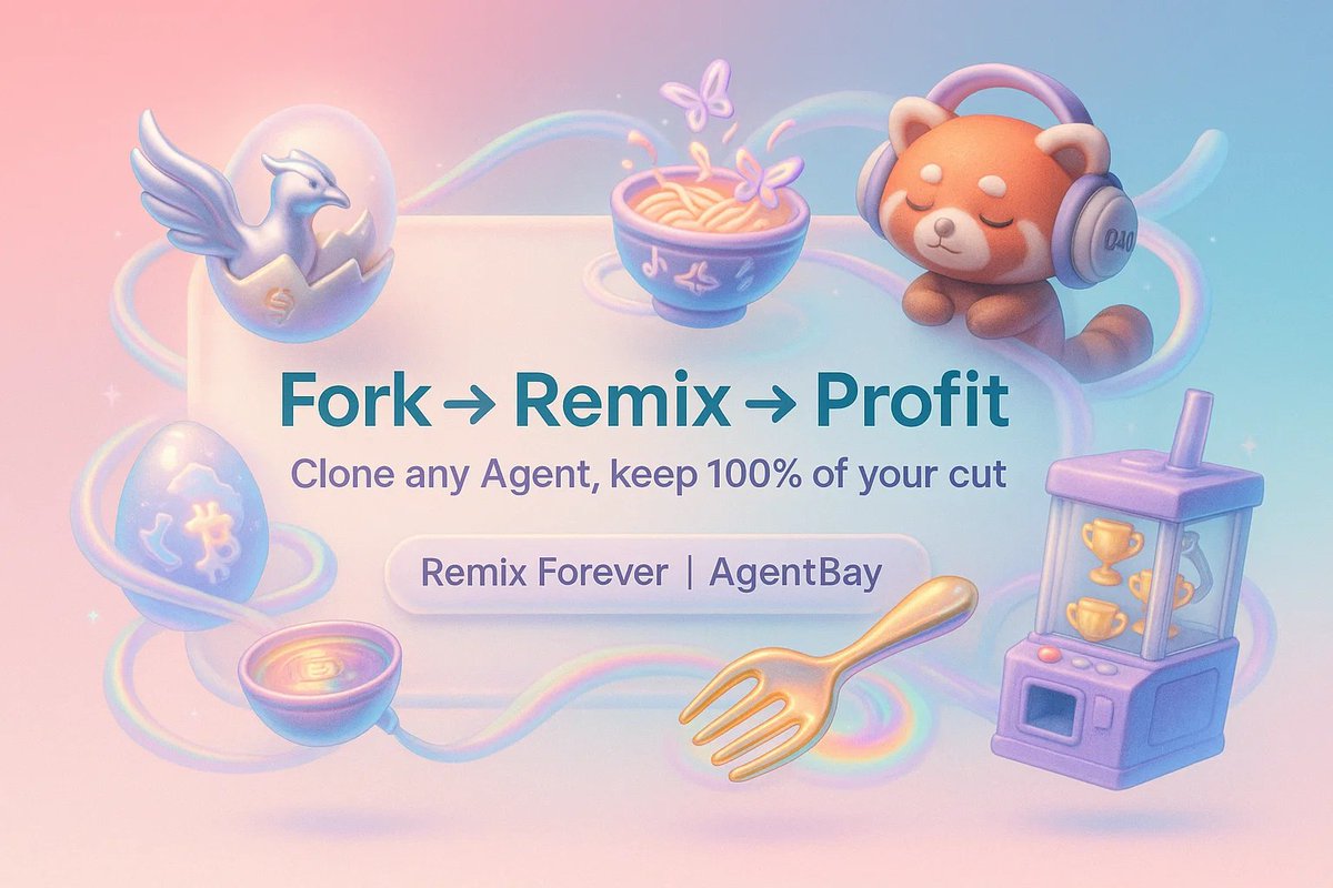 Meet the future of AI ownership. ✨ 

AgentBay is the OpenSea for AI Agents!

​Mint, trade, and hire intelligent agents as verifiable NFTs. We're bridging Web2 AaaS &amp; Web3 A-a-A, turning usage into ownership.

​The dawn of the #AgentFi economy is here. 👾