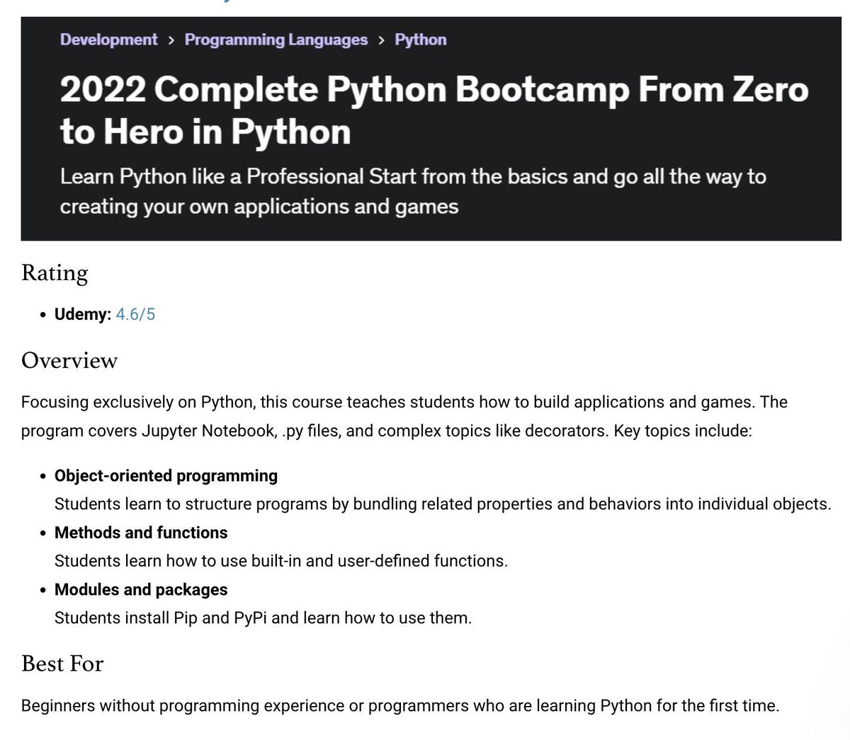 gp_pulipaka's tweet image. Best Python Bootcamp and Courses! @ParmenterLizzie #BigData #Analytics #DataScience #AI #MachineLearning #IoT #IIoT #Python #RStats #TensorFlow #Java #JavaScript #ReactJS #CloudComputing #Serverless #Linux #Programming #Coding #100DaysofCode
geni.us/Grow-Skills