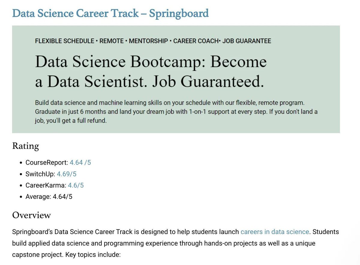 gp_pulipaka's tweet image. Best Python Bootcamp and Courses! @ParmenterLizzie #BigData #Analytics #DataScience #AI #MachineLearning #IoT #IIoT #Python #RStats #TensorFlow #Java #JavaScript #ReactJS #CloudComputing #Serverless #Linux #Programming #Coding #100DaysofCode
geni.us/Grow-Skills