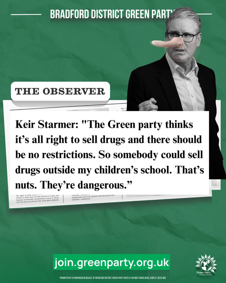 Bradford Green Party tweet media